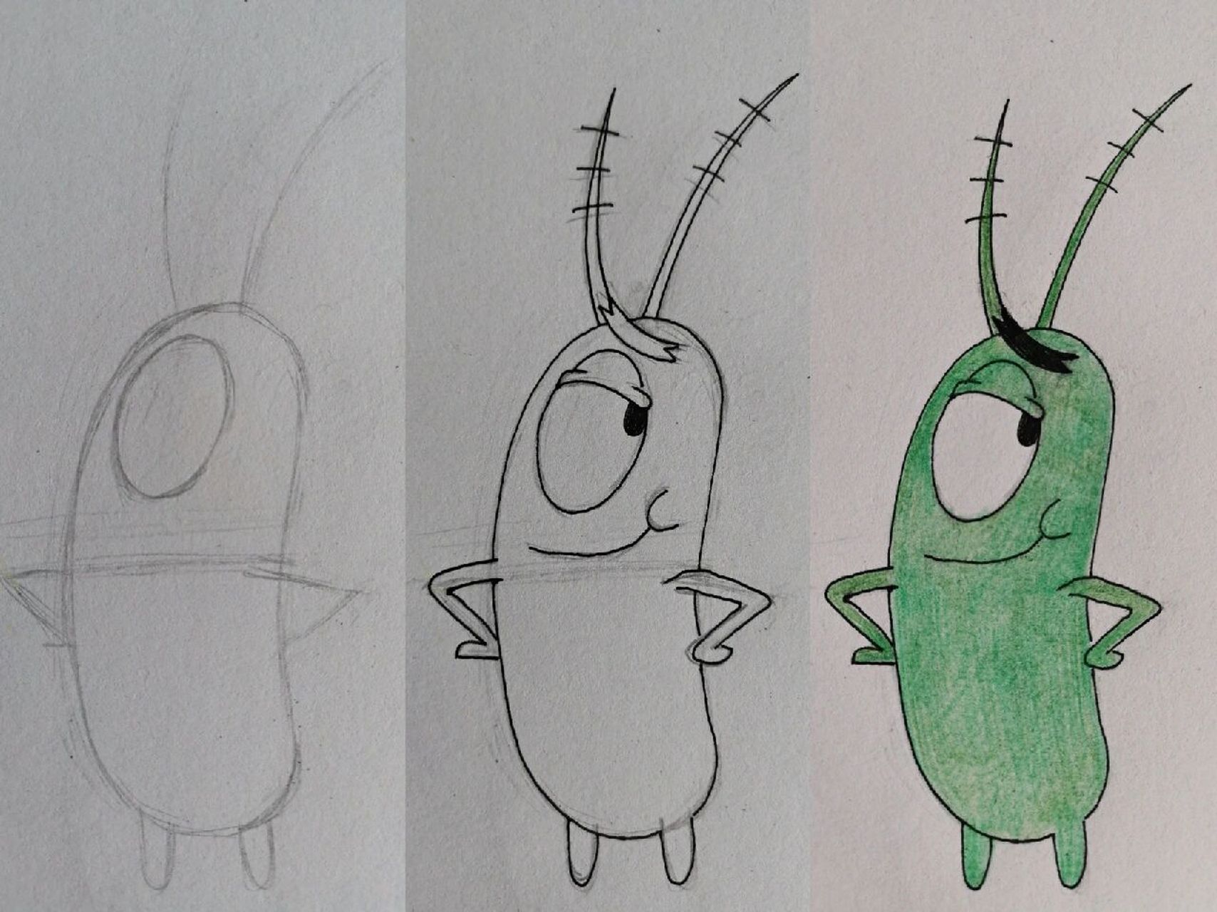 简笔画(5)一起来画痞老板