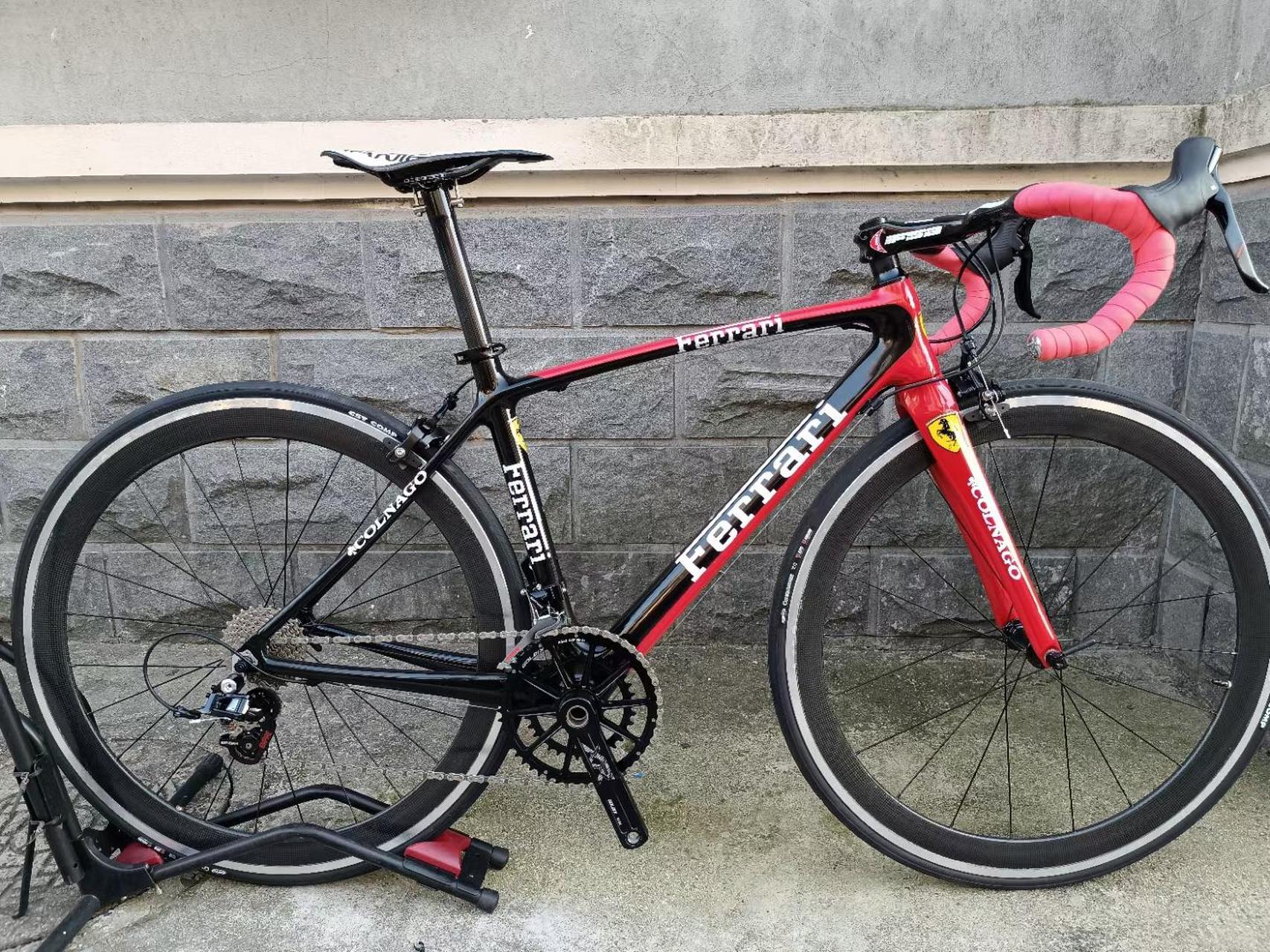 梅花法拉利自行车. 47码.跨高73,7.9公斤,只用过一回1公里.