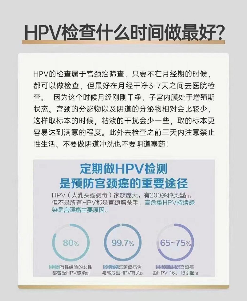 hpv检查什么时间做最好? hpv检查什么时间做最好?