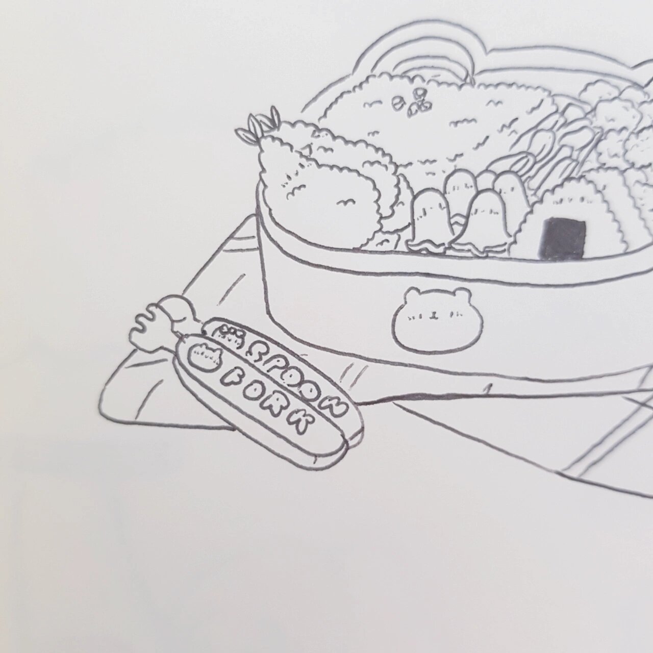 简笔画 | 饭盒91