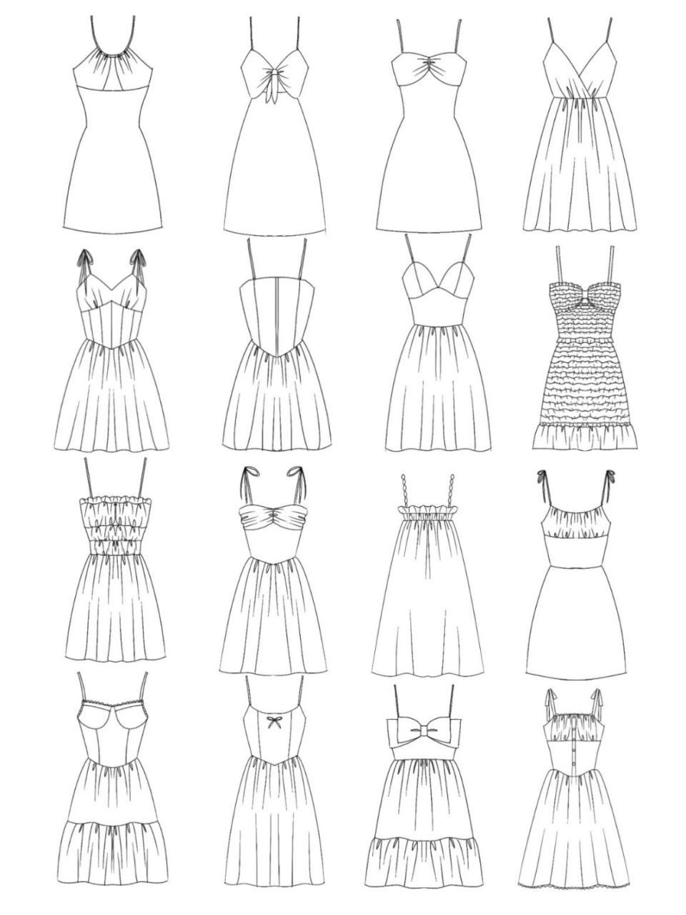 16款|吊带连衣裙系列 超甜美的吊带连衣裙系列一来咯 小源子带大家长