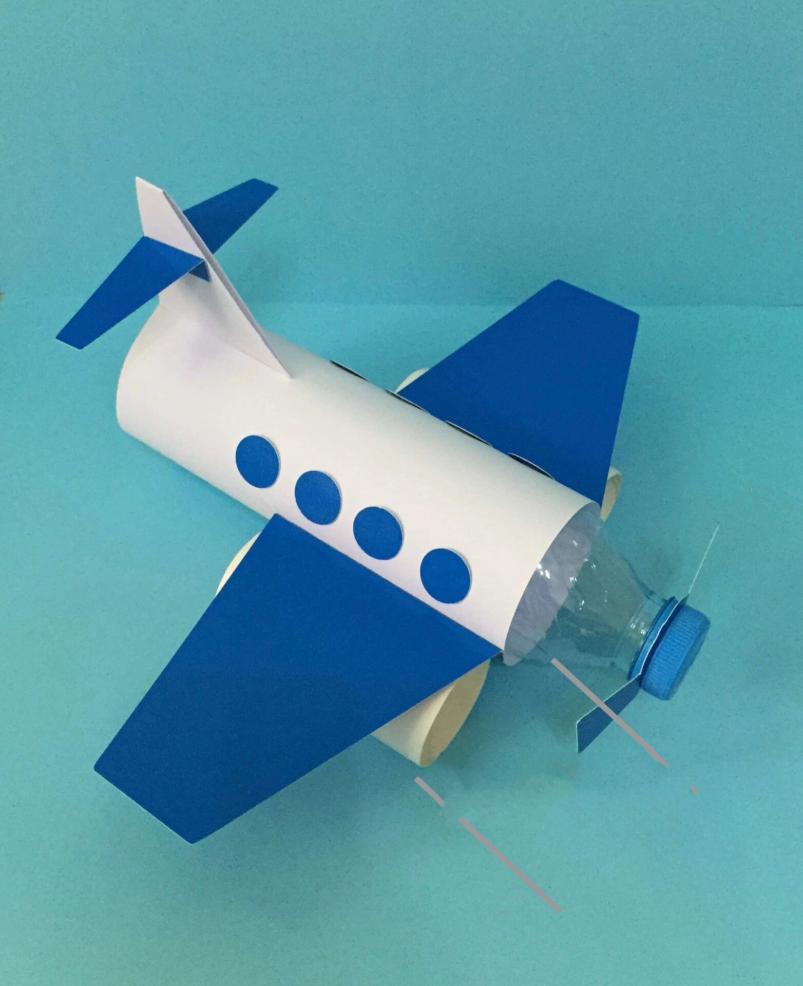 塑料瓶飞机废物利用手工
