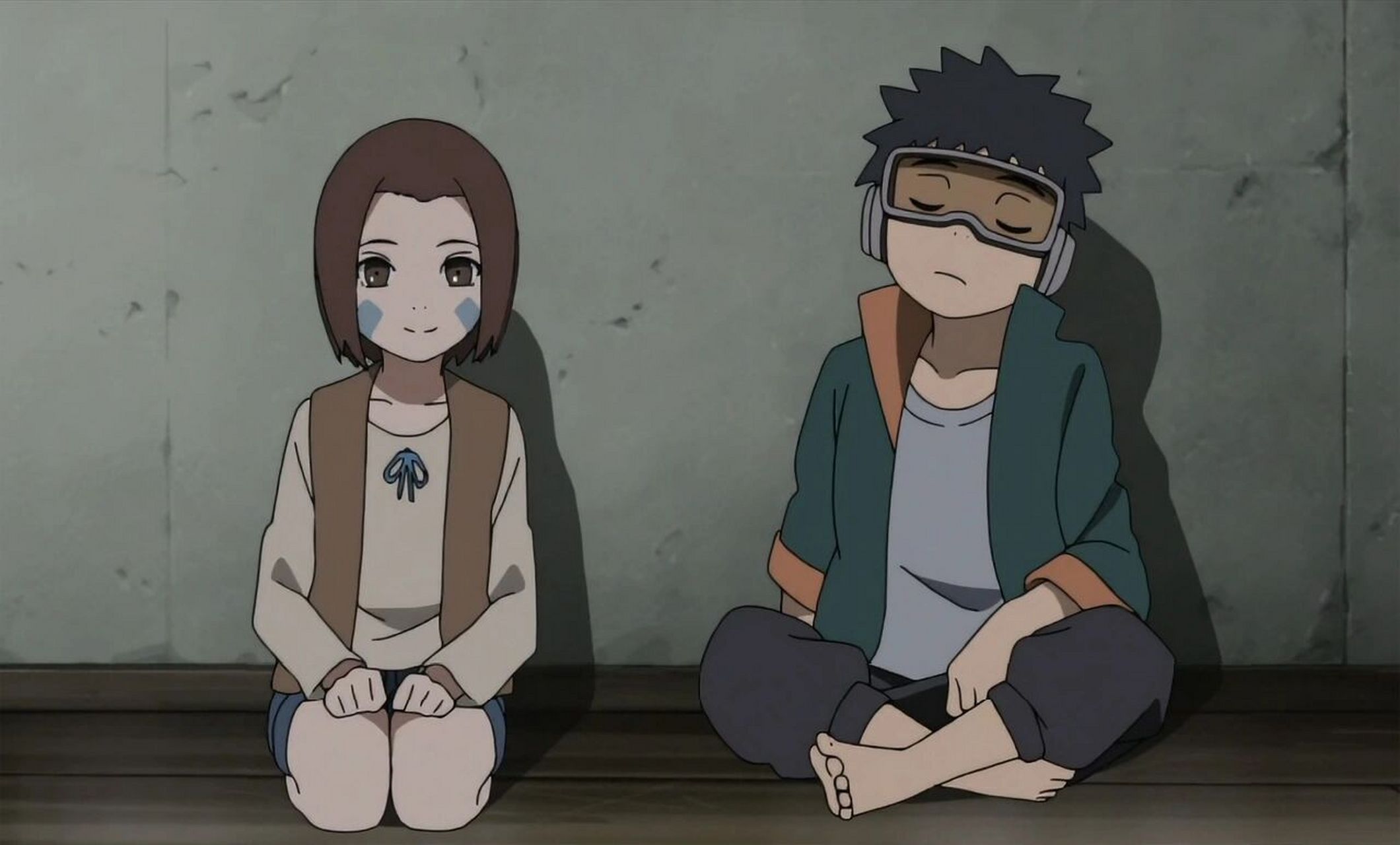 分享一波火影头像,带土and琳 太好看了,太可爱了两个小崽子