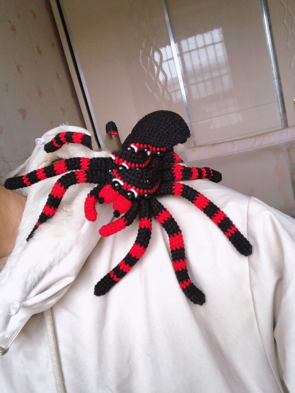 蜘蛛钩织(附图解) 手写的图解更新了!