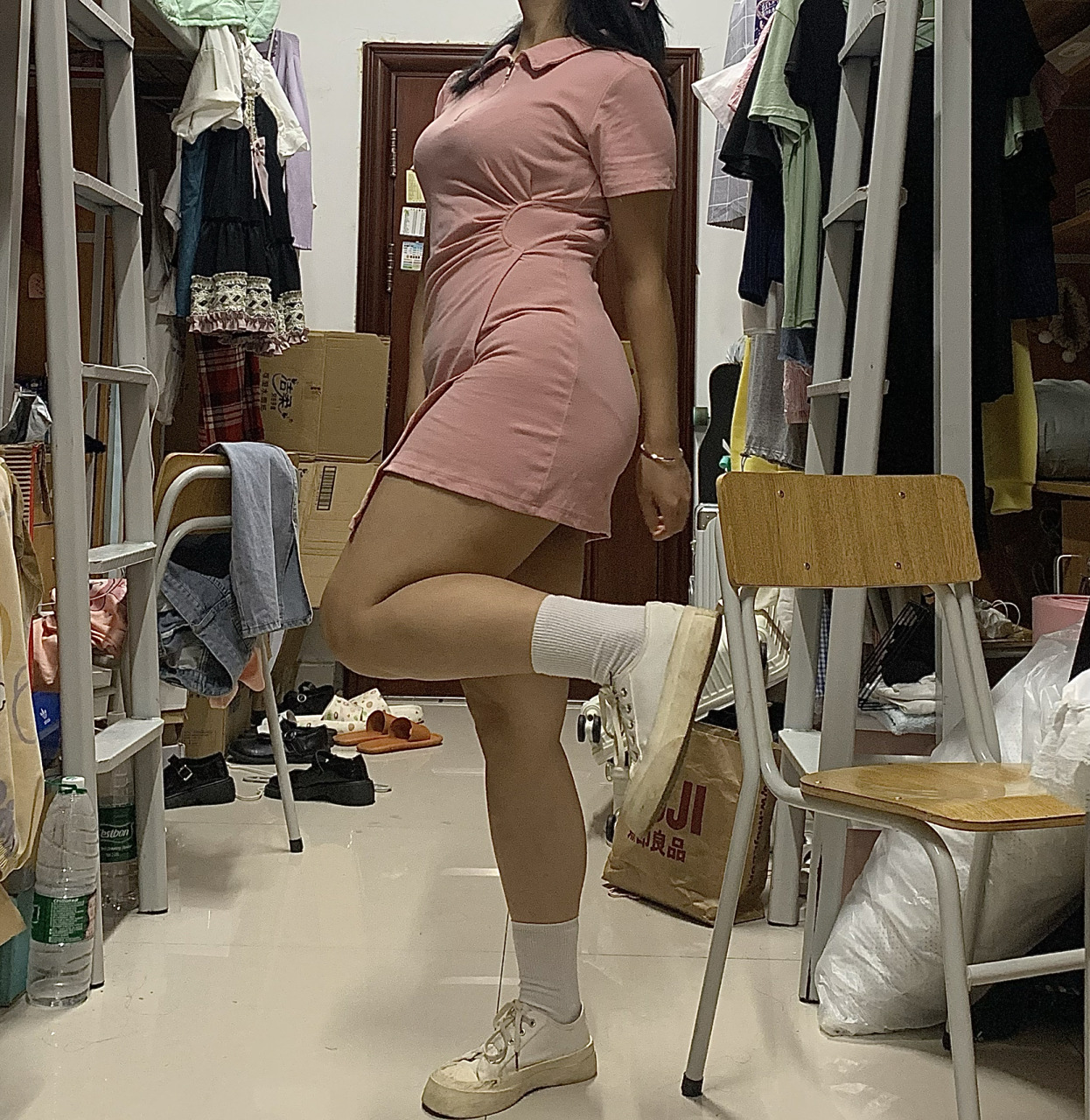 微胖女孩160/120斤|梨型身材yyds6015 hello 我是芬达04 我的围