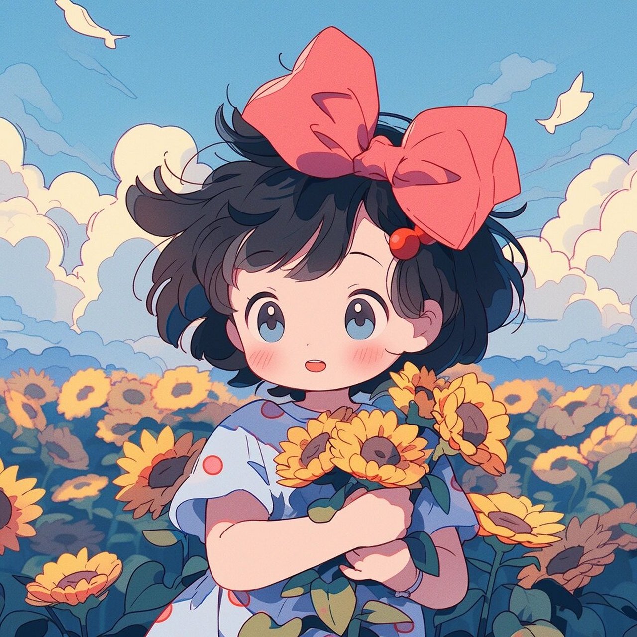 向日葵女生头像