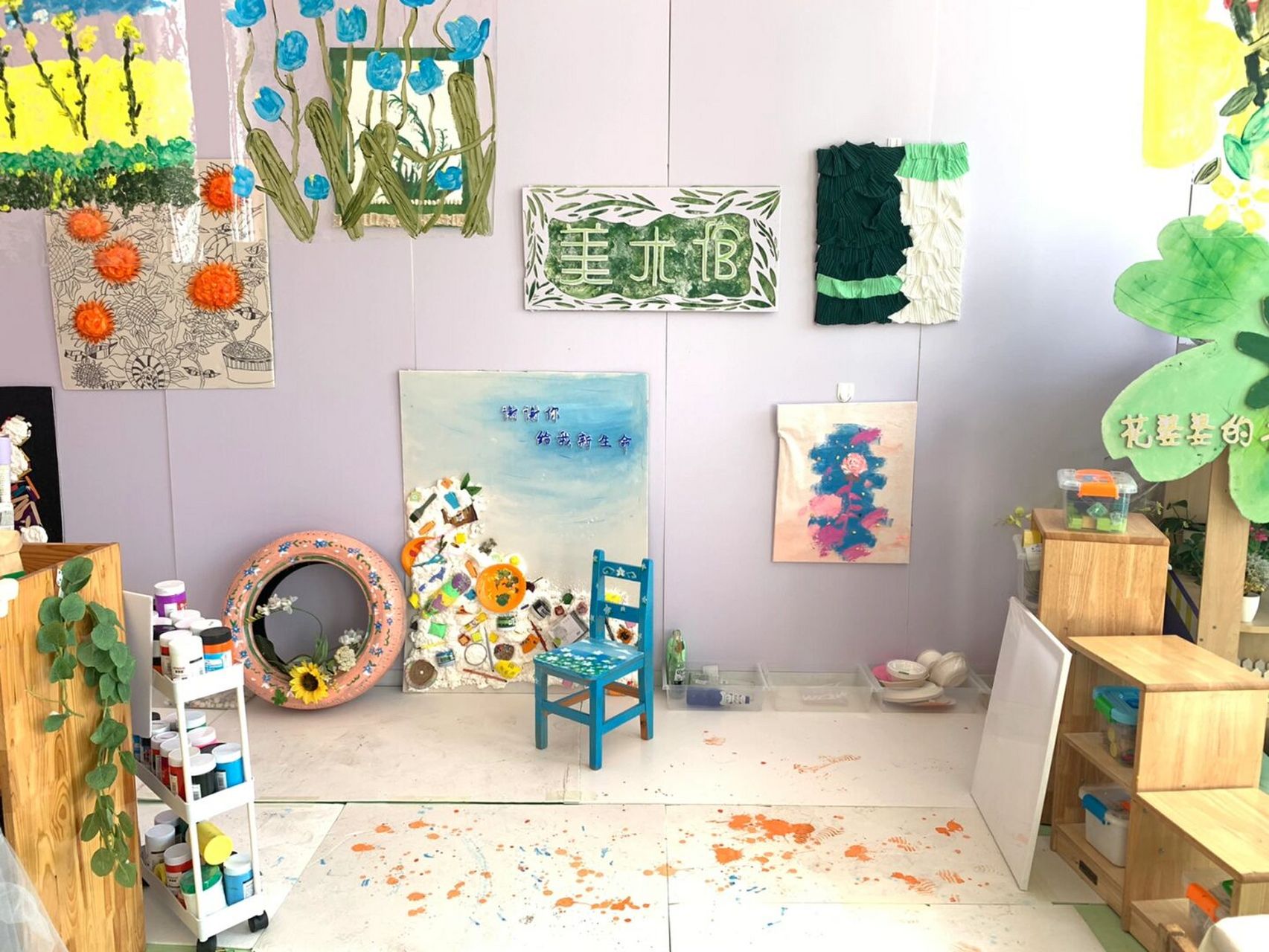 幼儿园环境创设|是幼儿园也是美术馆呀 一周的环境创设 从凌乱的布局