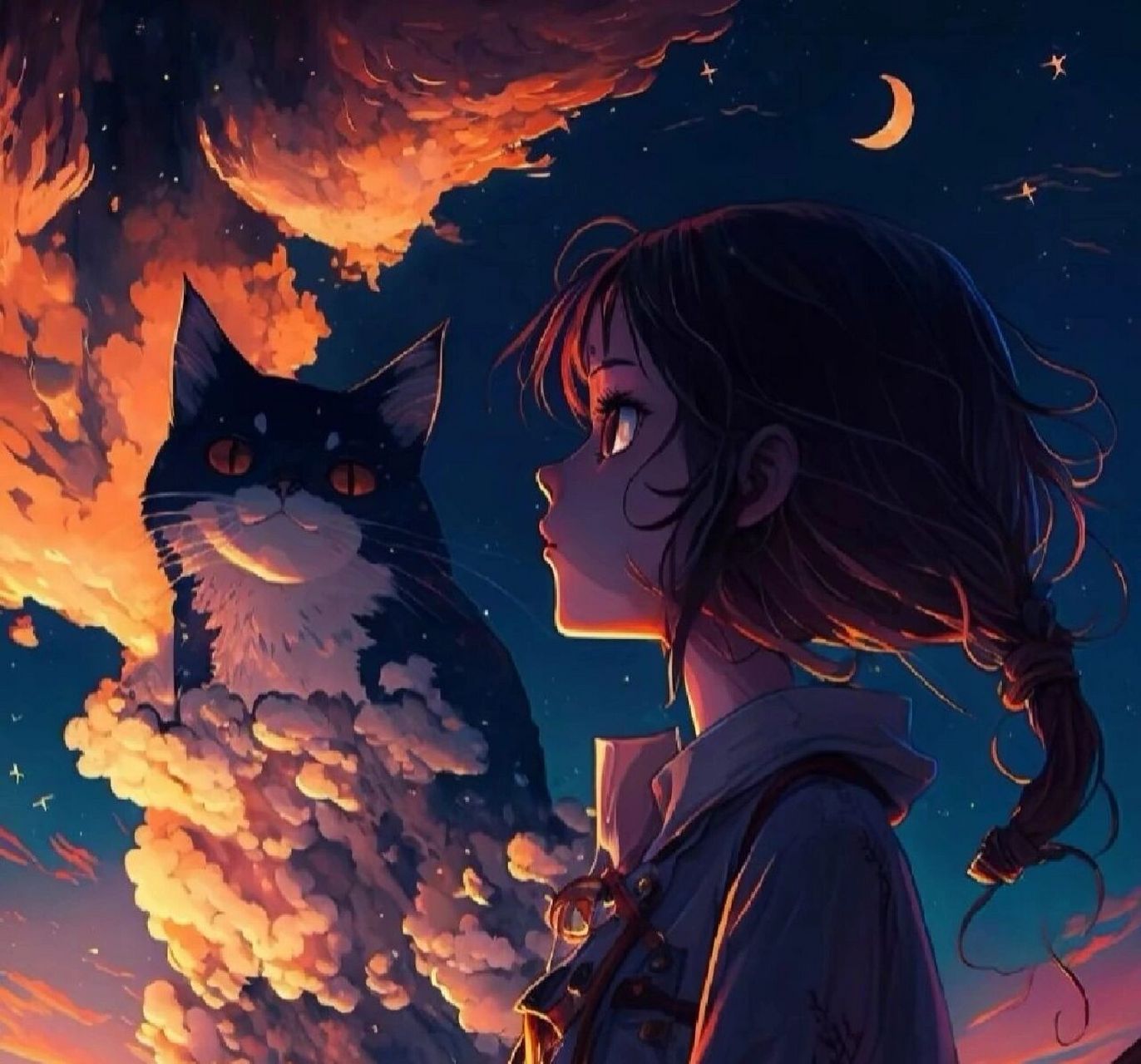 唯美风可爱又高冷的女生头像