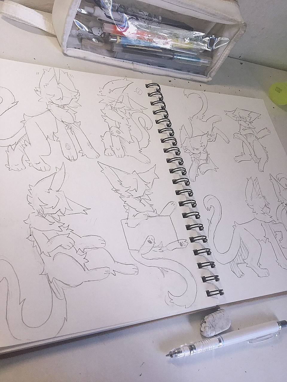 兽设全身动作素材～ 全身的来了!可抱走哦