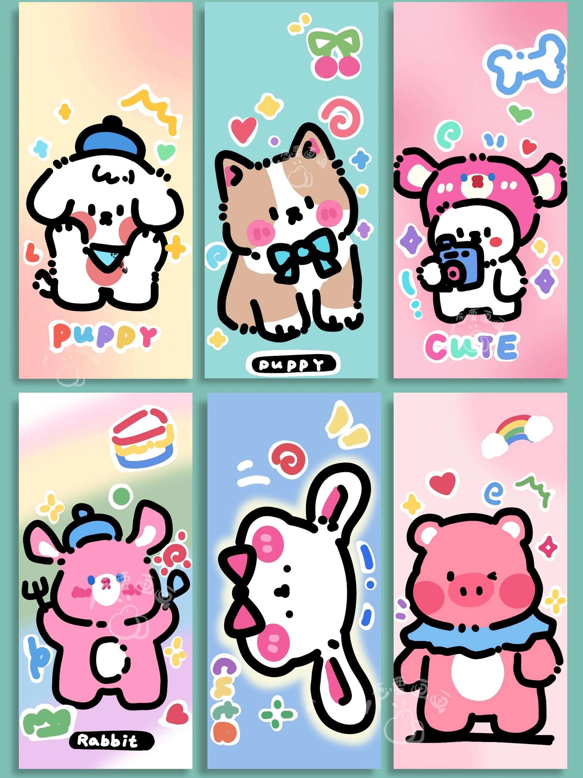 原创壁纸/简笔动物