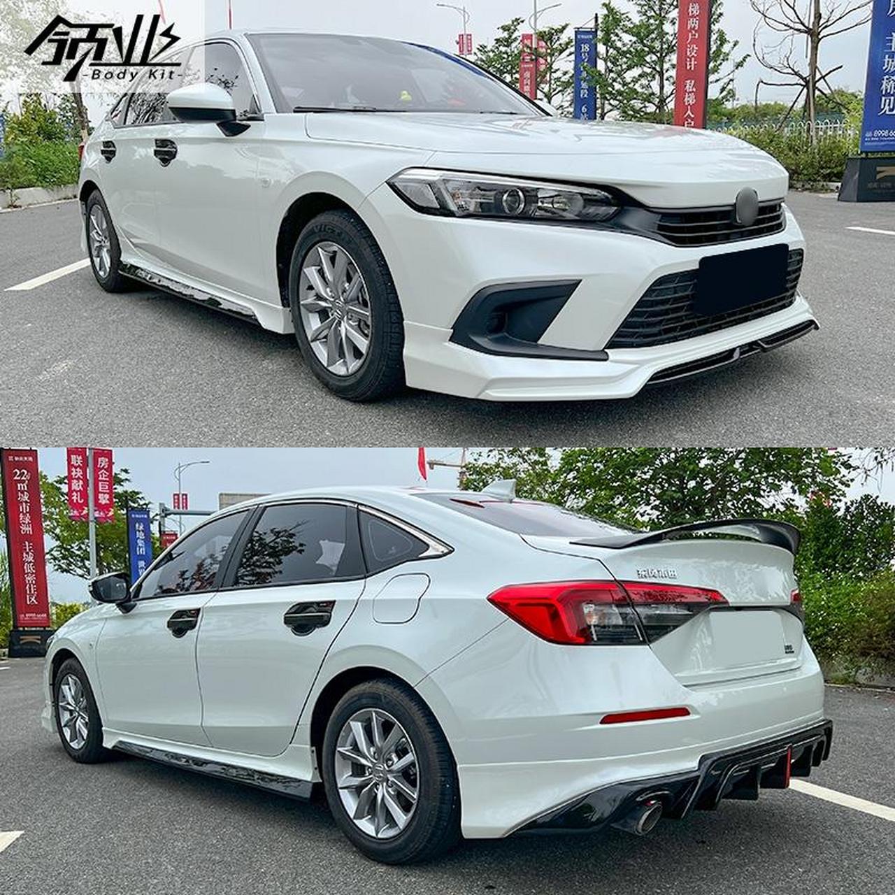 安装合缝度高 造型非常运动好看 专用于11代新思域三厢车型