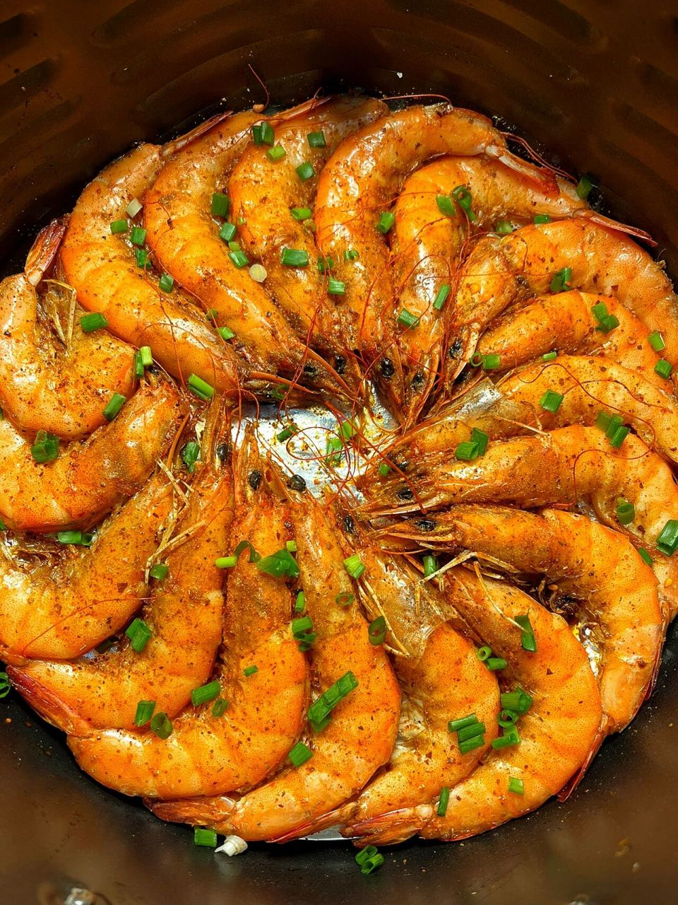 空气炸锅版香辣烤虾,好吃得根本停不下来!