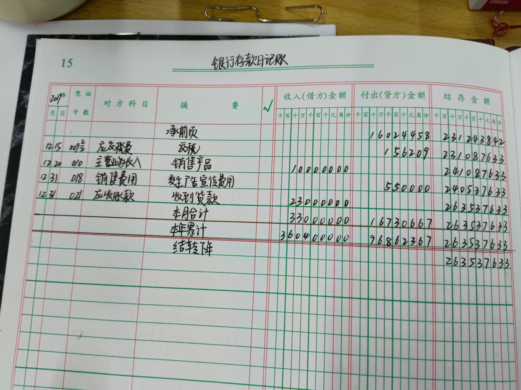 会计实训,刚实训完 写完凭证之后,按照凭证填写三栏式明细账,数量金额