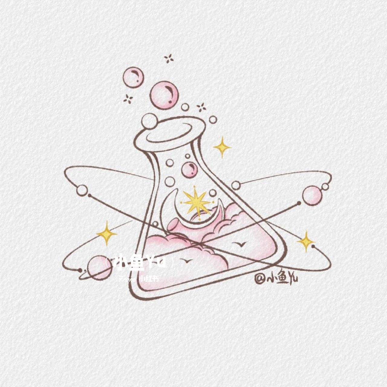 手绘简笔画 | 星语心愿·系列 4  小小愿望都实现吧!