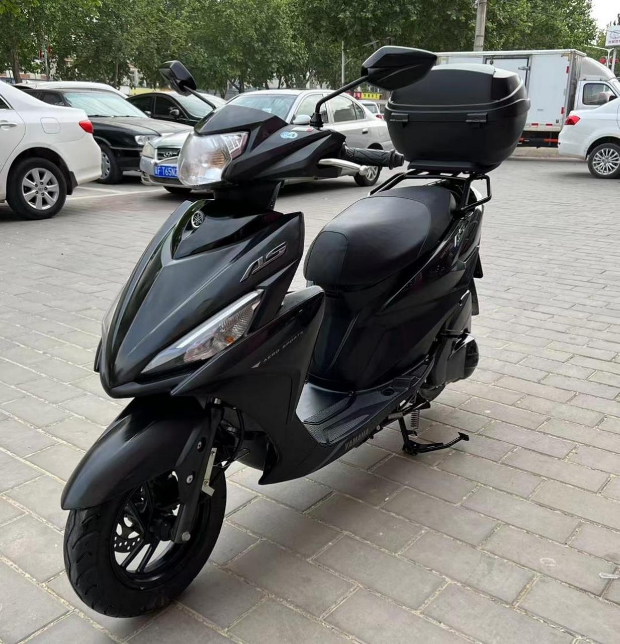 国四雅马哈福喜as125 磨砂暗夜黑 运动款