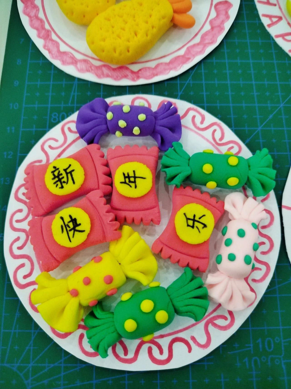 超轻粘土制作《新年美食》手工作业!