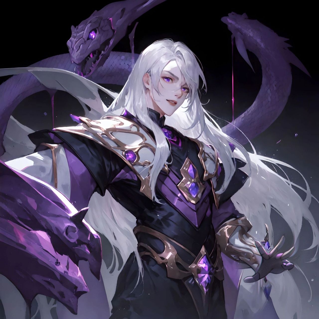 喜欢黑色吗～ 分享一波司马懿的头像or壁纸 最后试着做了当时废了的牛