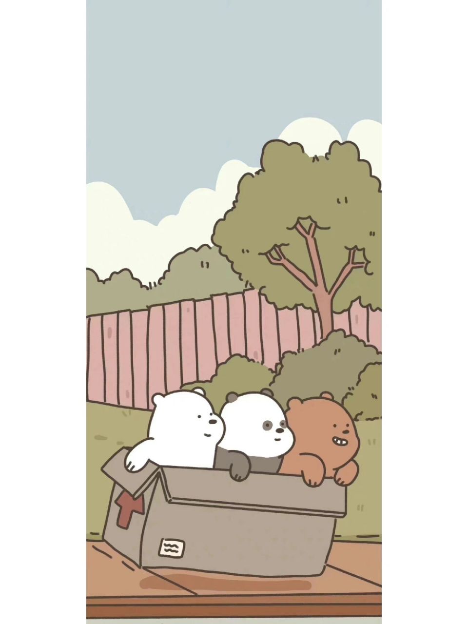 超可爱的裸熊壁纸 分享几张咱们裸熊壁纸,超可爱呀