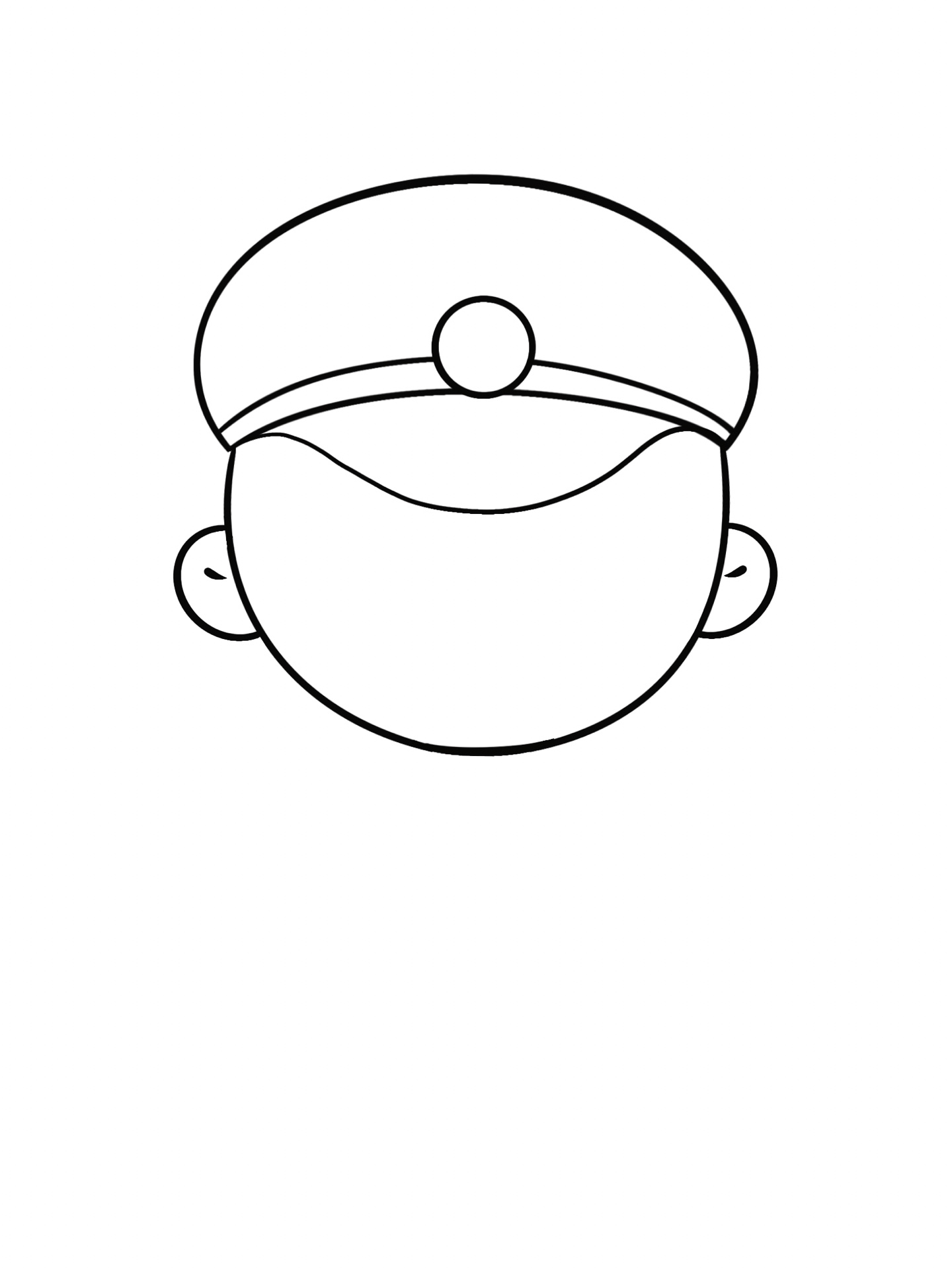 简笔画教程分享 警察叔叔