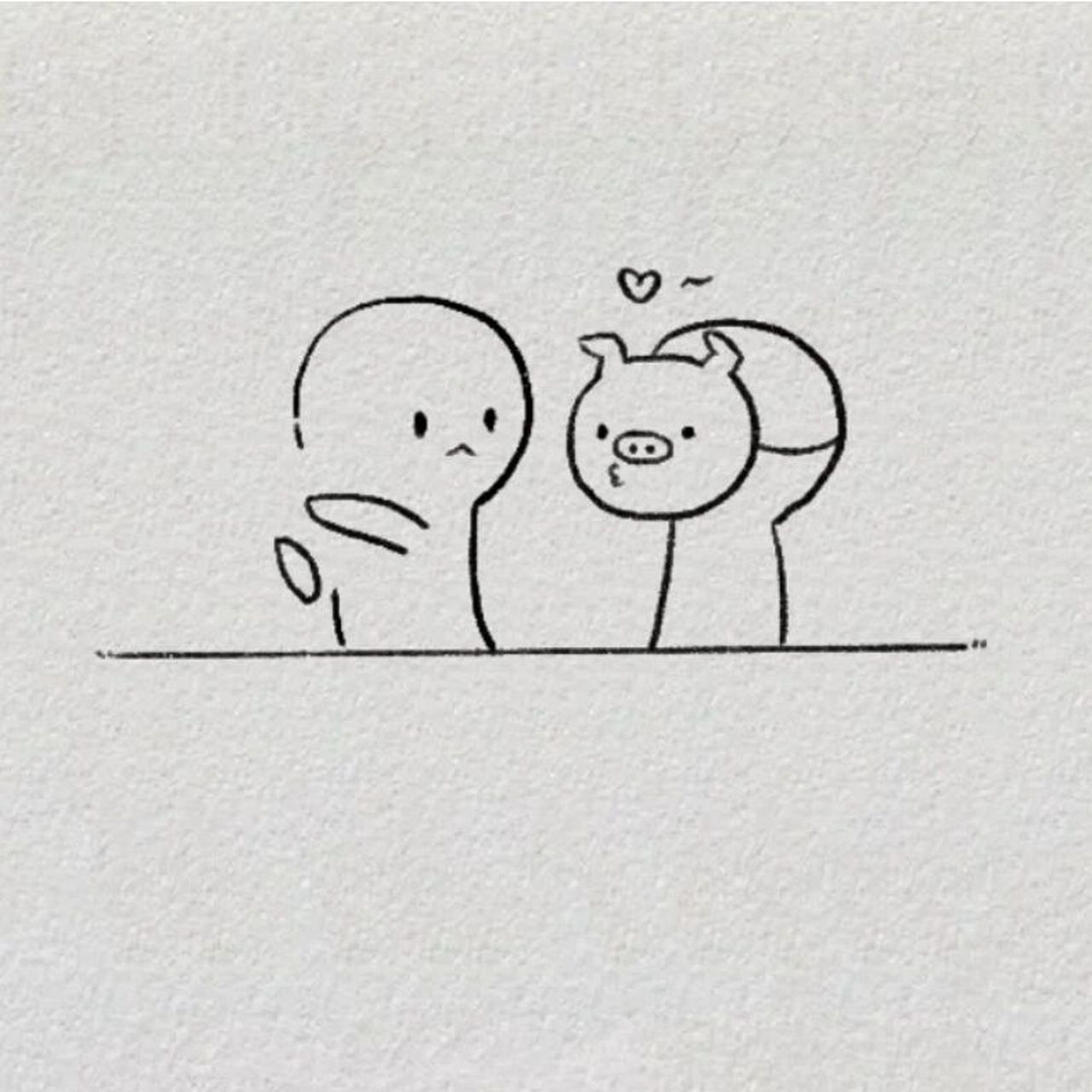 简笔画大全82 偷菜小猪