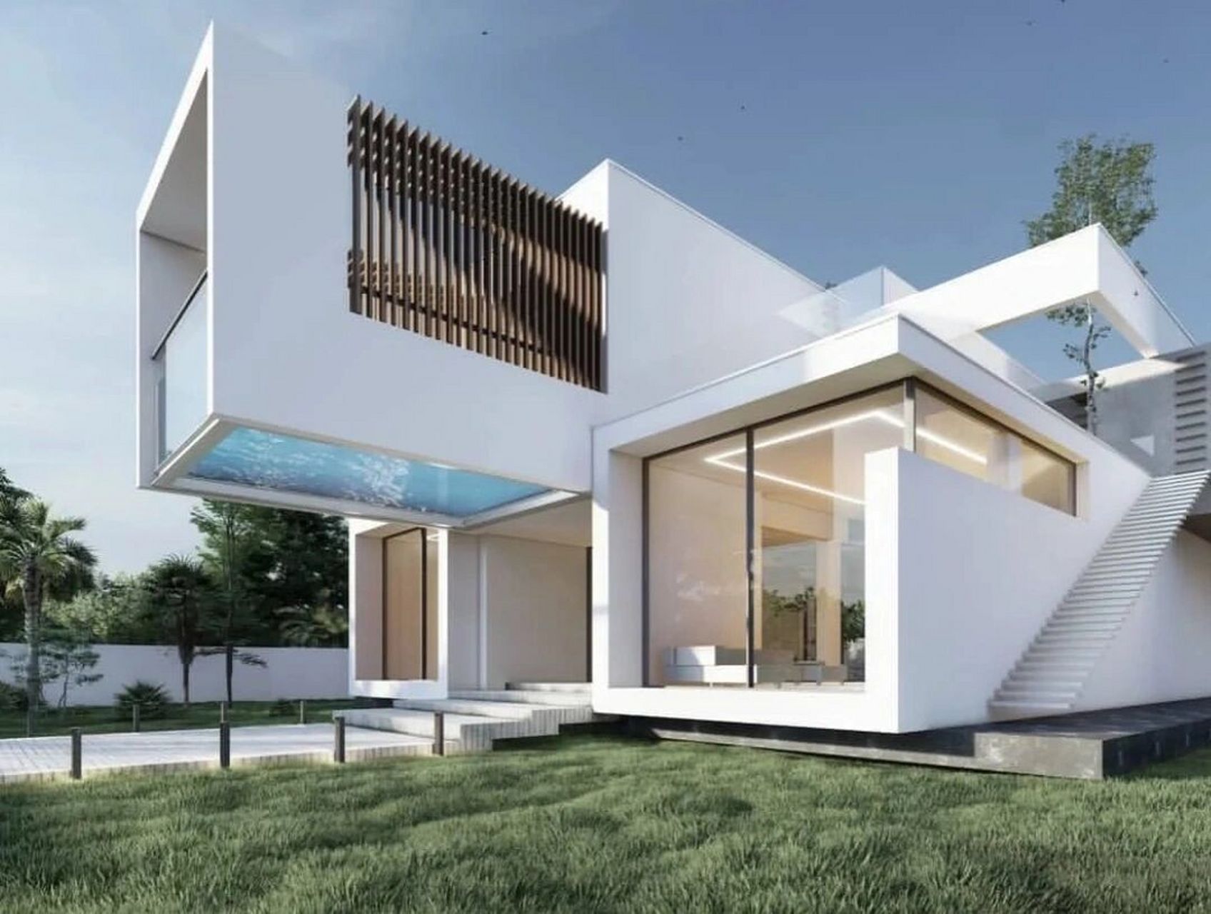 别墅建筑两点透视空间手绘 两点透视建筑画法表达!