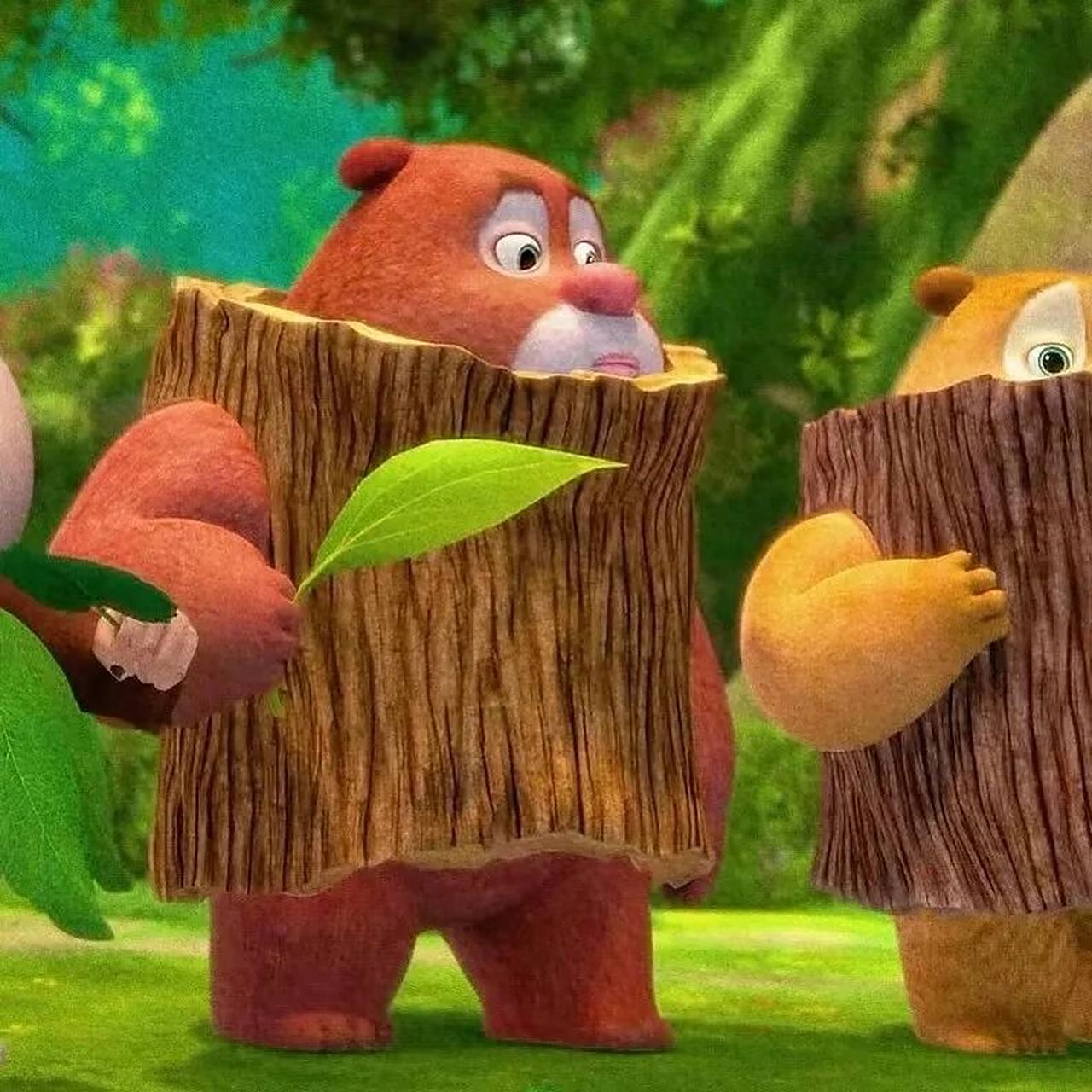 炒鸡好看的熊大熊二情侣头像