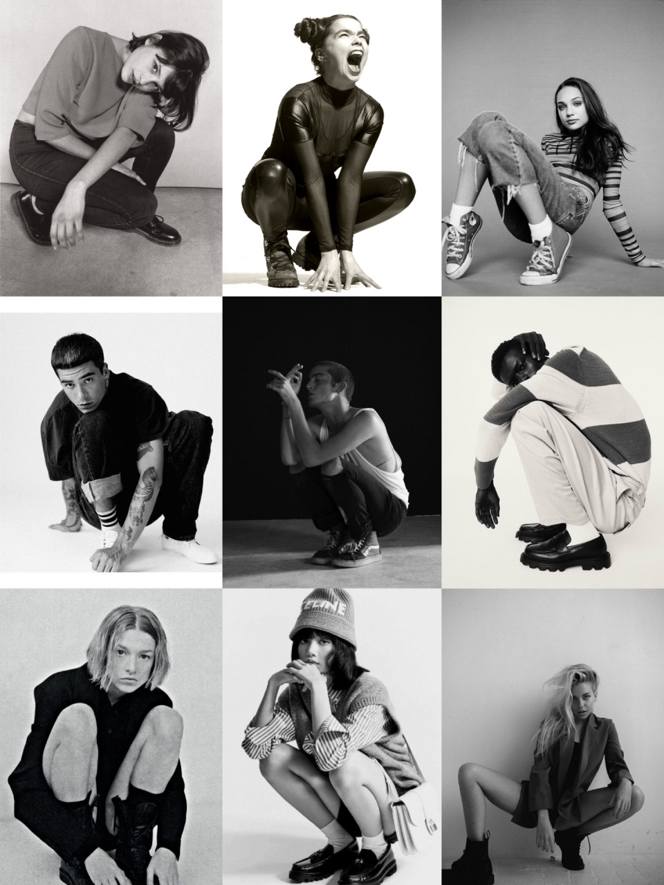 美姿参考|51张蹲姿参考