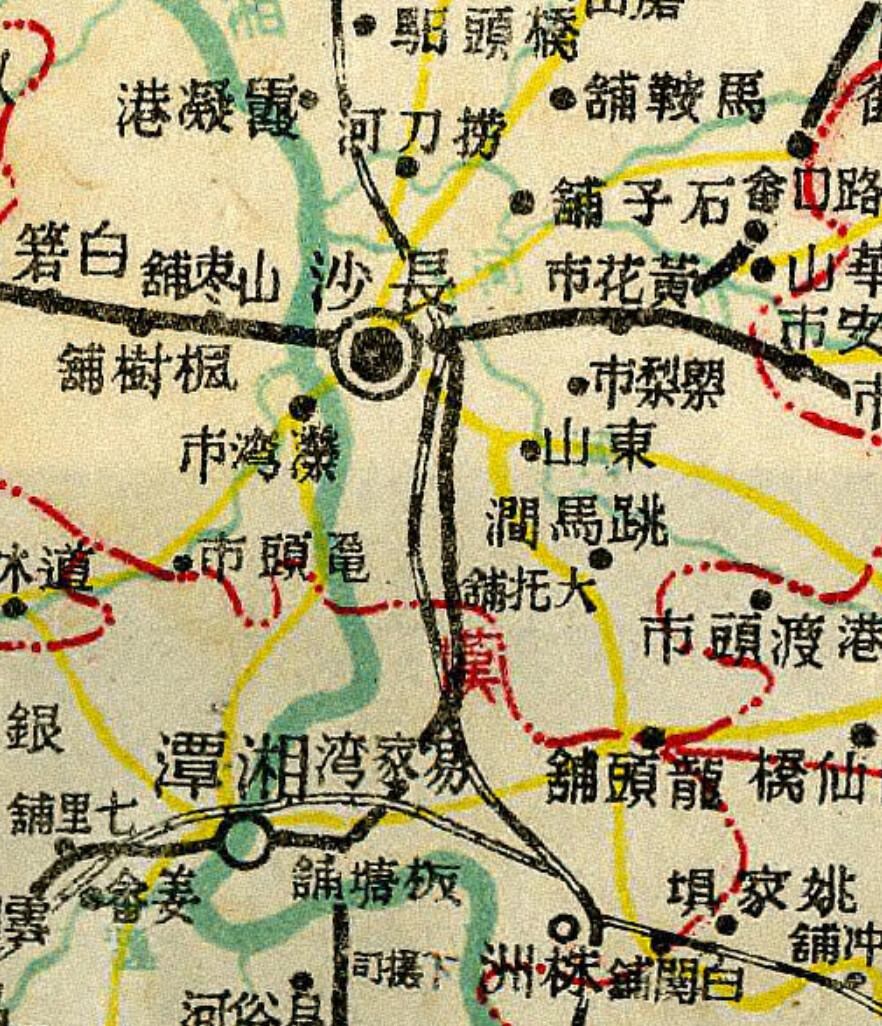 1947年湖南省全图 民国湖南老地图
