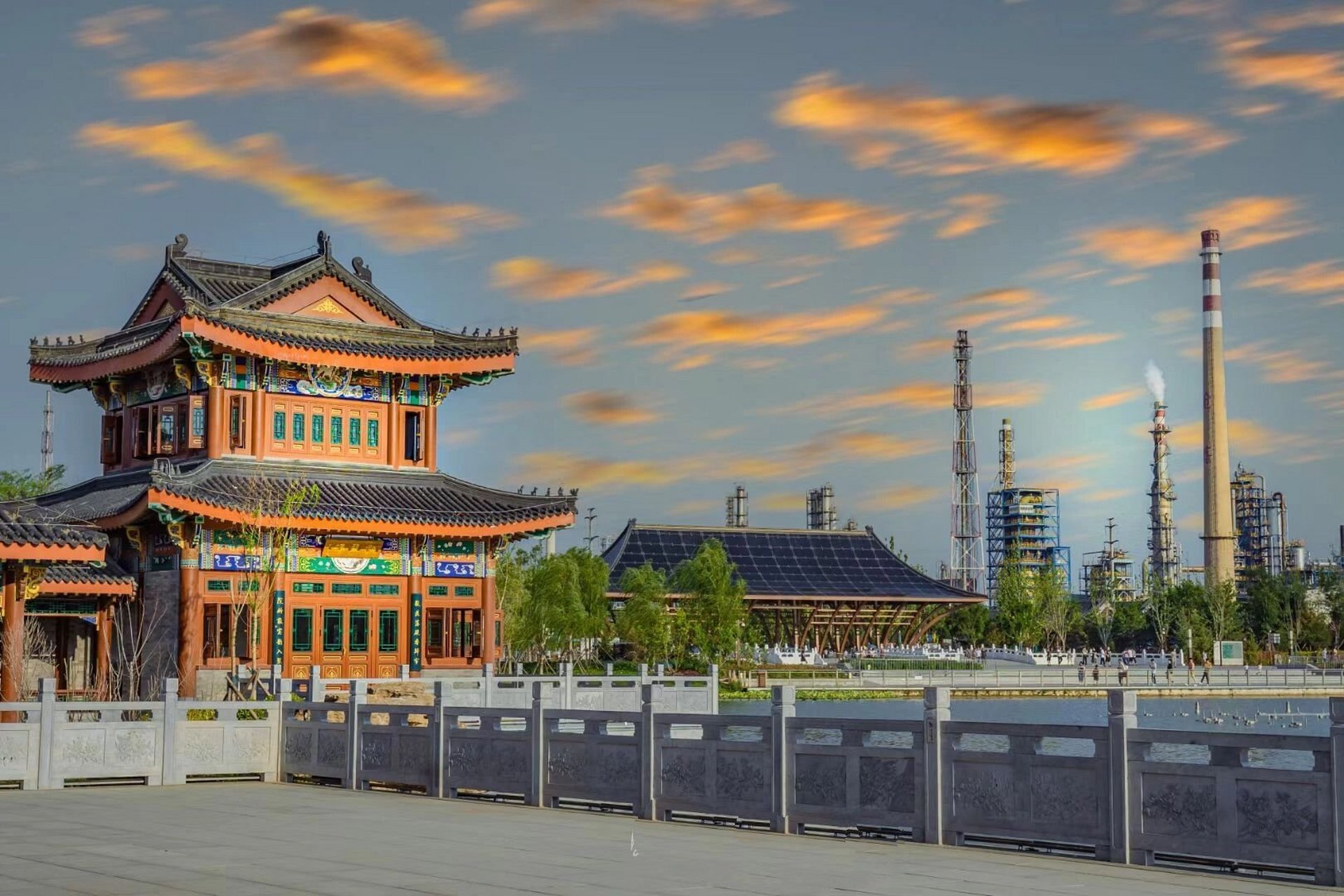 96"这么近,那么美,周末到河北"沧州园博园作为新晋打卡地不负众望