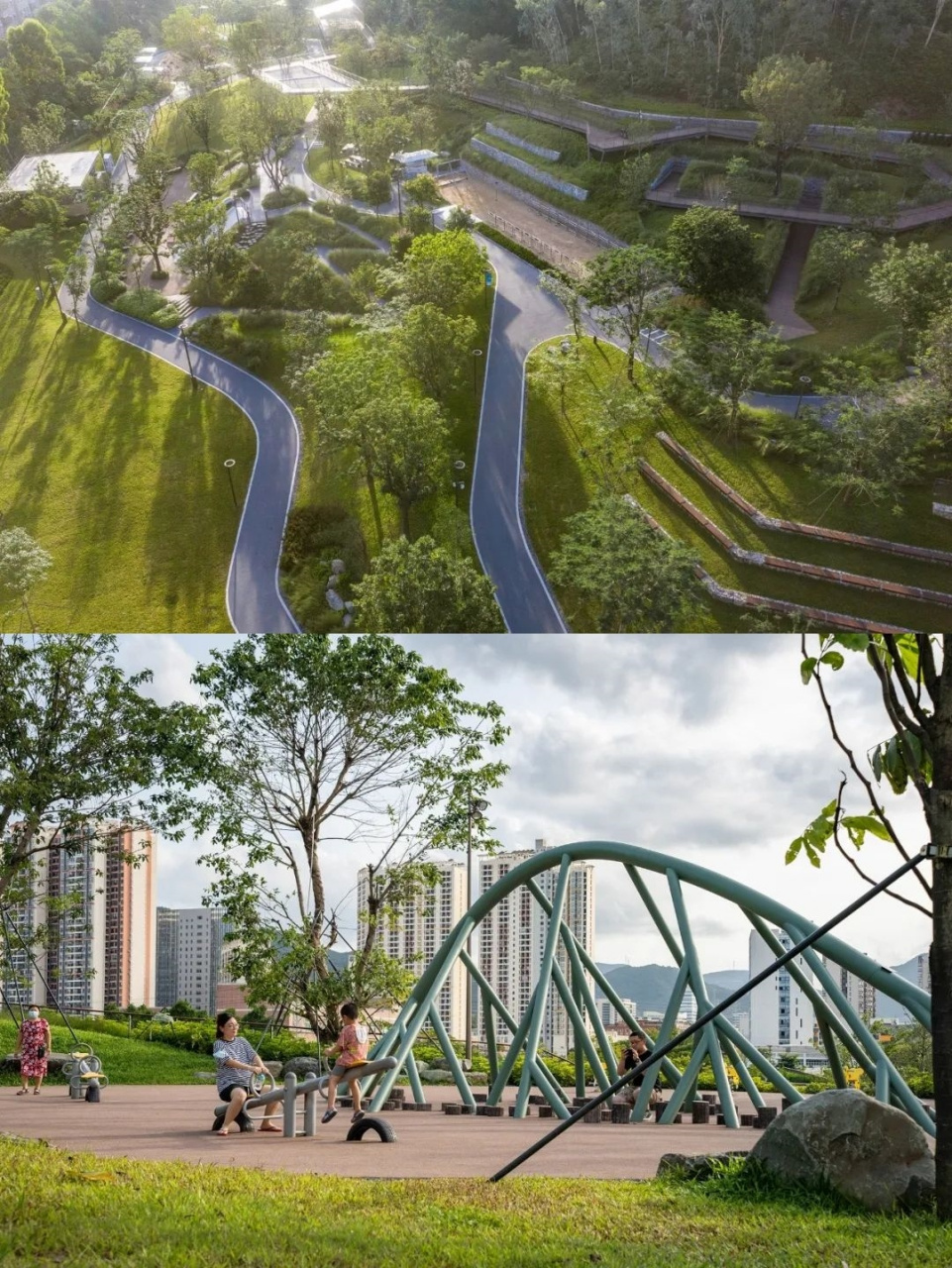自然主题儿童公园 为了让孩子们重回自然,重建与大自然的联结,坪山