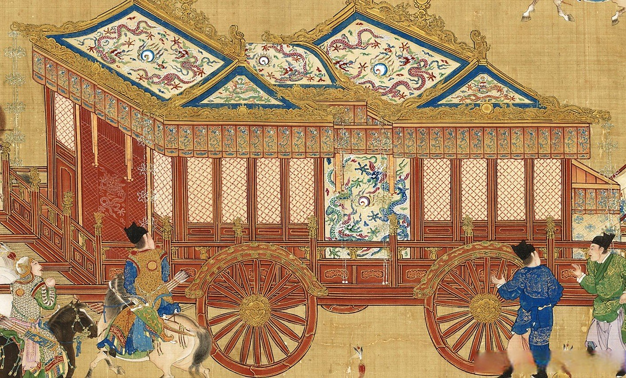 但这个时候的四轮马车完全没有转向功能,宋应星是这样描述四轮马车