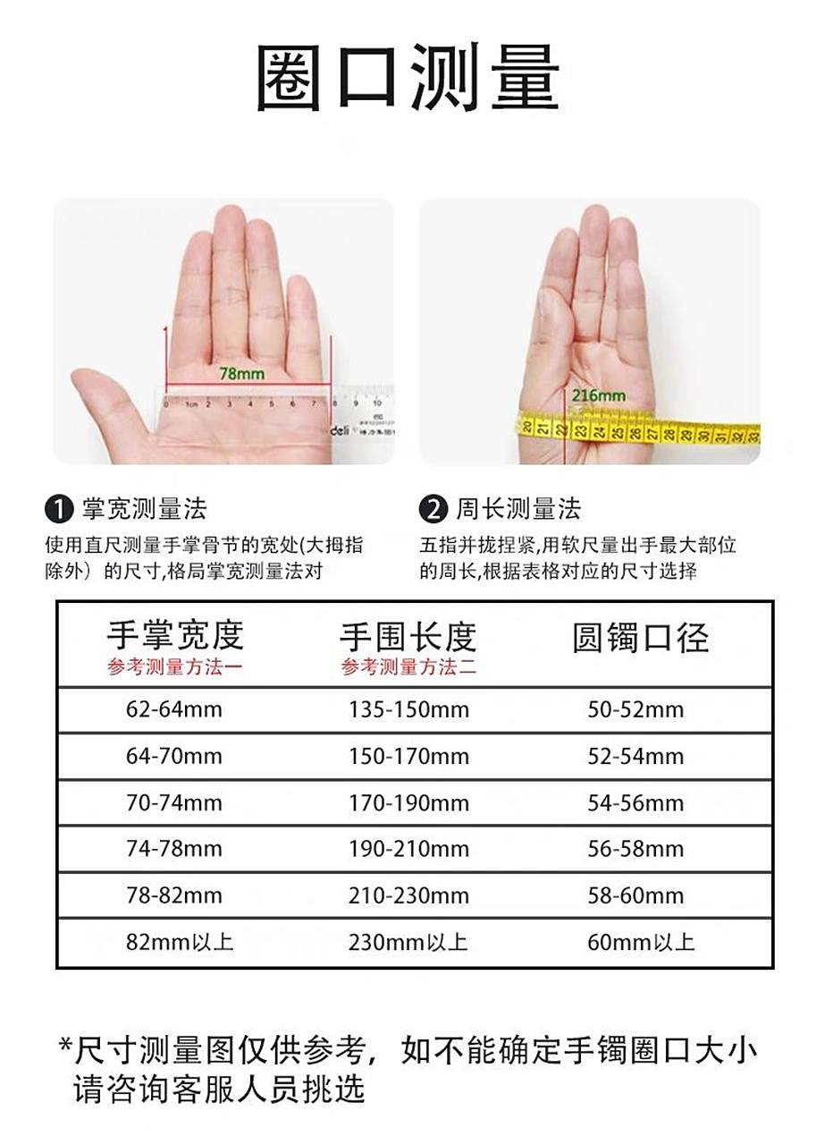 手围测量方法 各位姐妹,手围准确测量方法,来学习一下啦