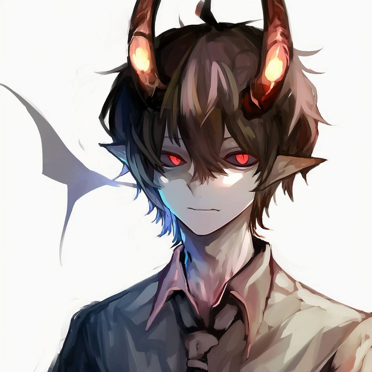 奇怪的动漫头像(德蒙&狼人)增加了 ai作图,nj生成,私用自取,禁止商用