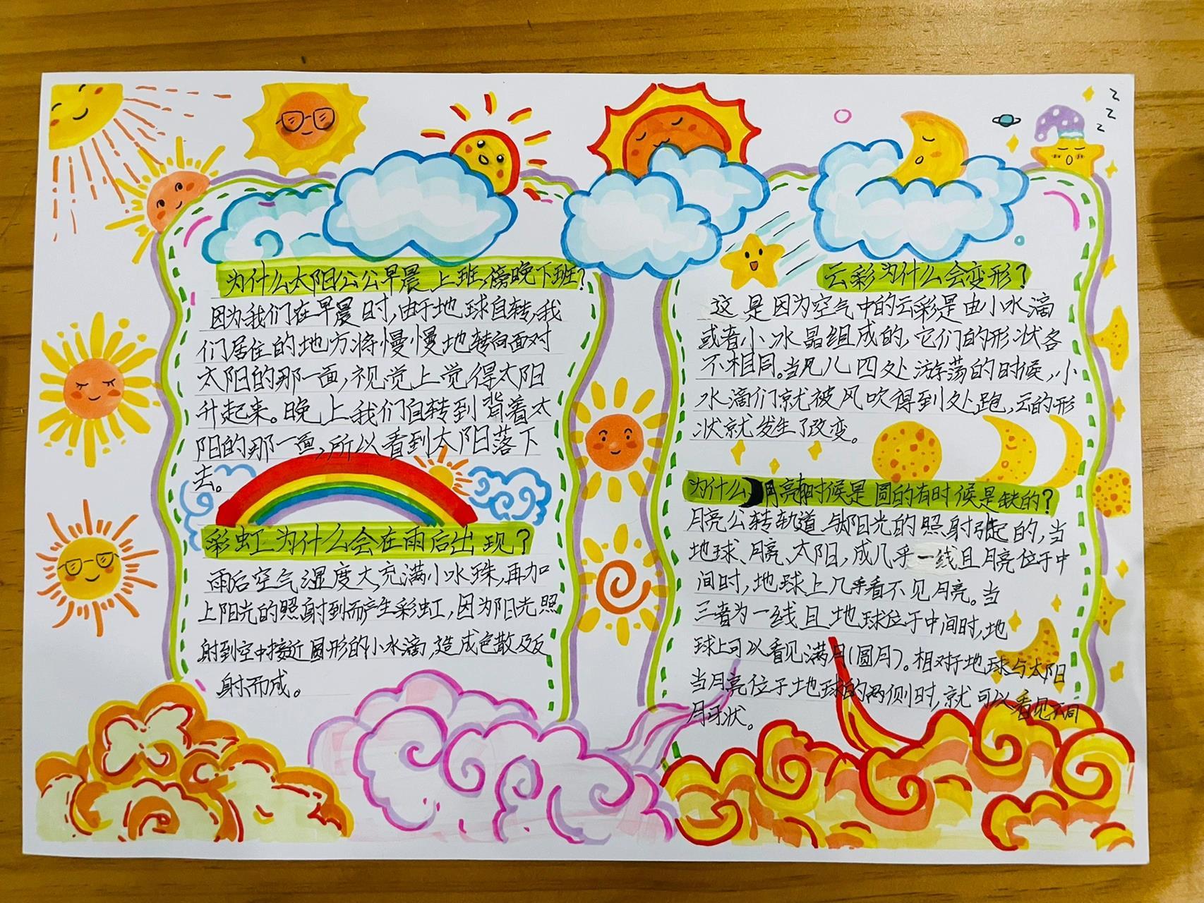 二年级下册大自然的秘密问题手抄报 二年级下册大自然的秘密问题手