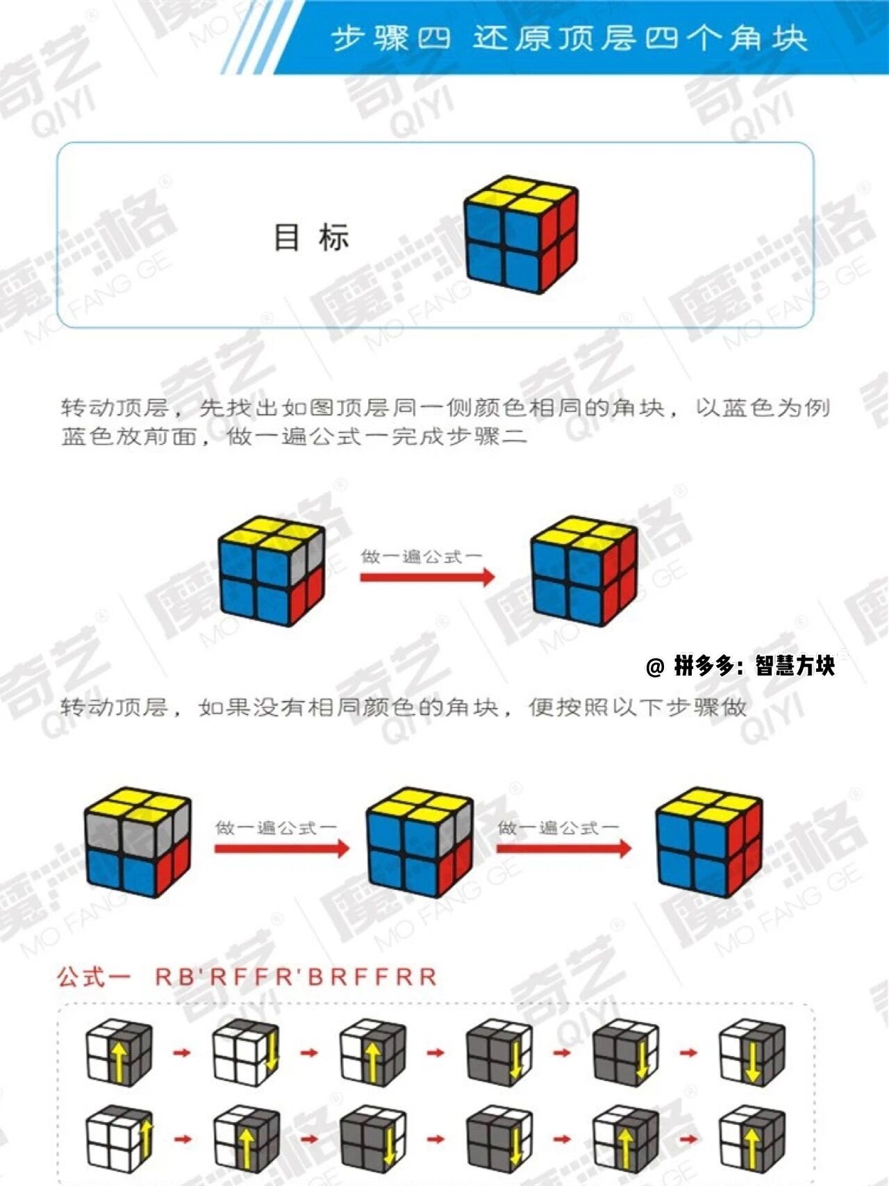 二阶魔方初学者入门教程