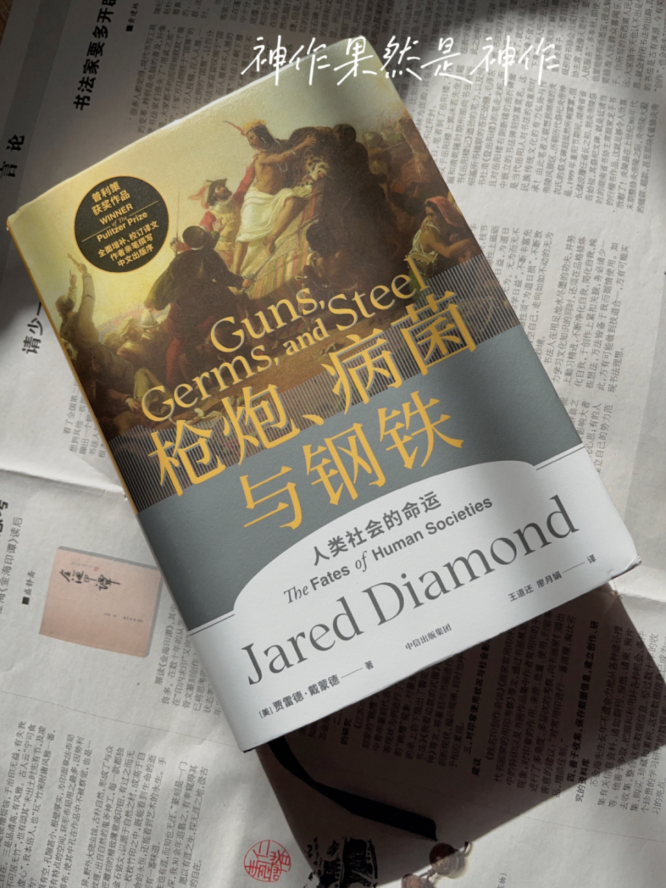 《枪炮,病菌与钢铁》,神作果然是神作6015 普利策奖获奖作品,豆瓣