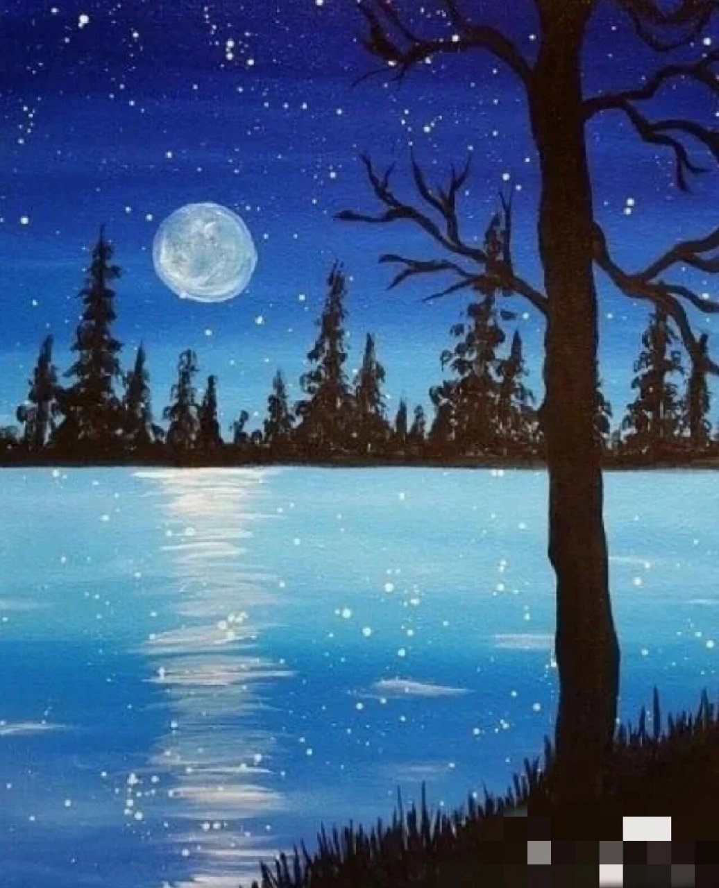 风景水粉画 风景画收集集合  适合二年级以上绘画