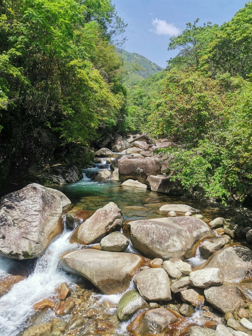 婺源北线必去景点之一 4.30日上午从篁岭出发直接到卧龙谷,全程1.5h.