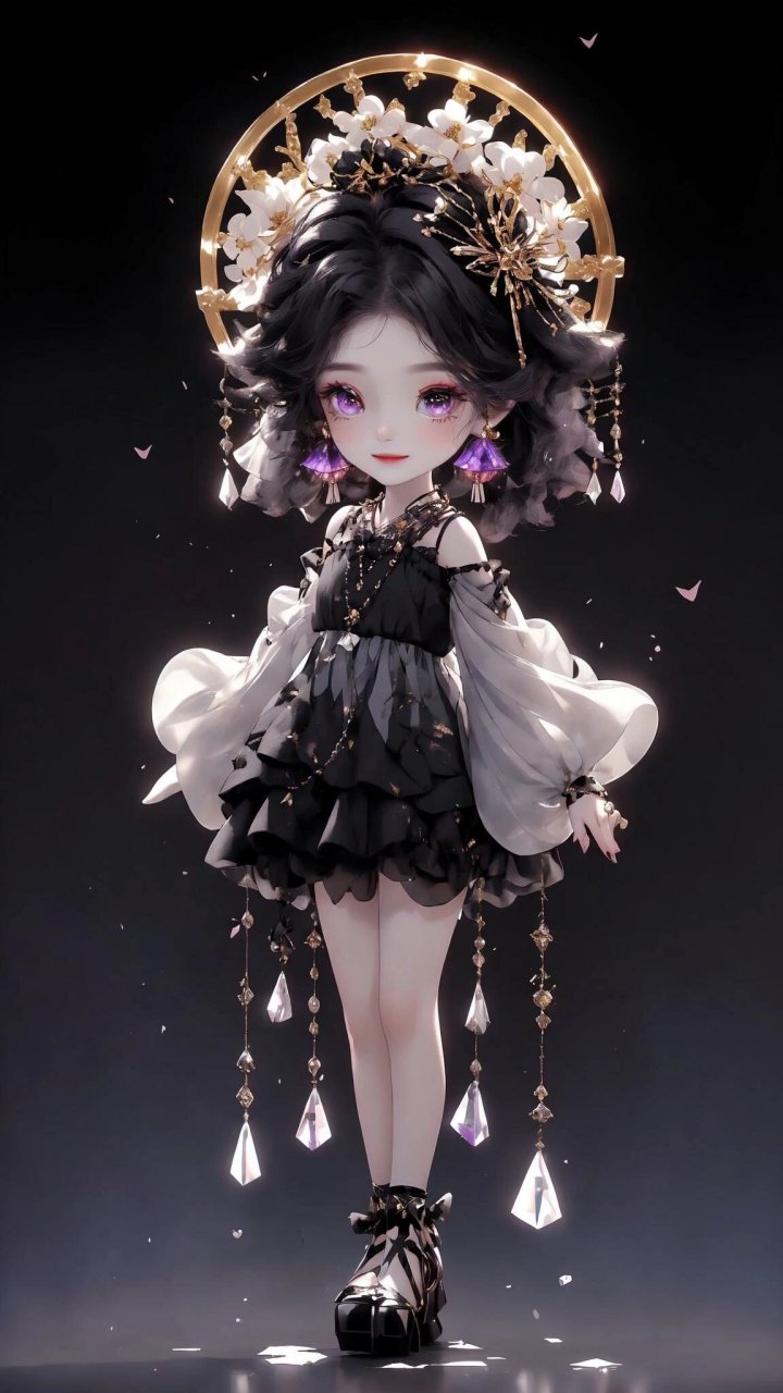 黑色系美女壁纸