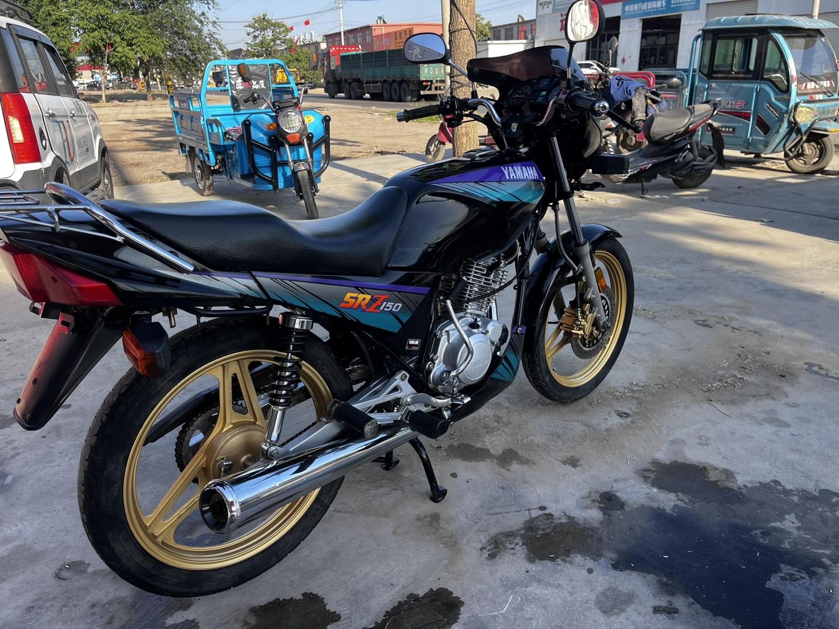 极品成色雅马哈劲豹150,全车原版,轮胎后视镜都是原装的,可遇不可求的