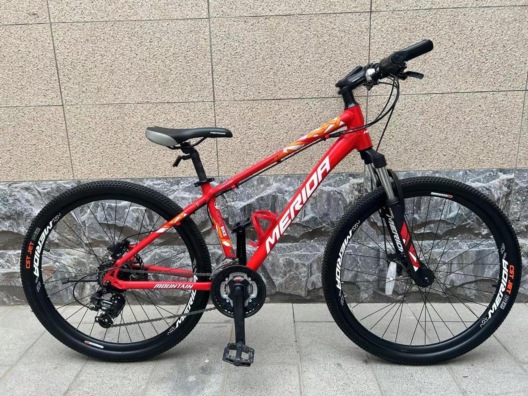 美利达勇士500d,车架15寸,24速油碟.1399