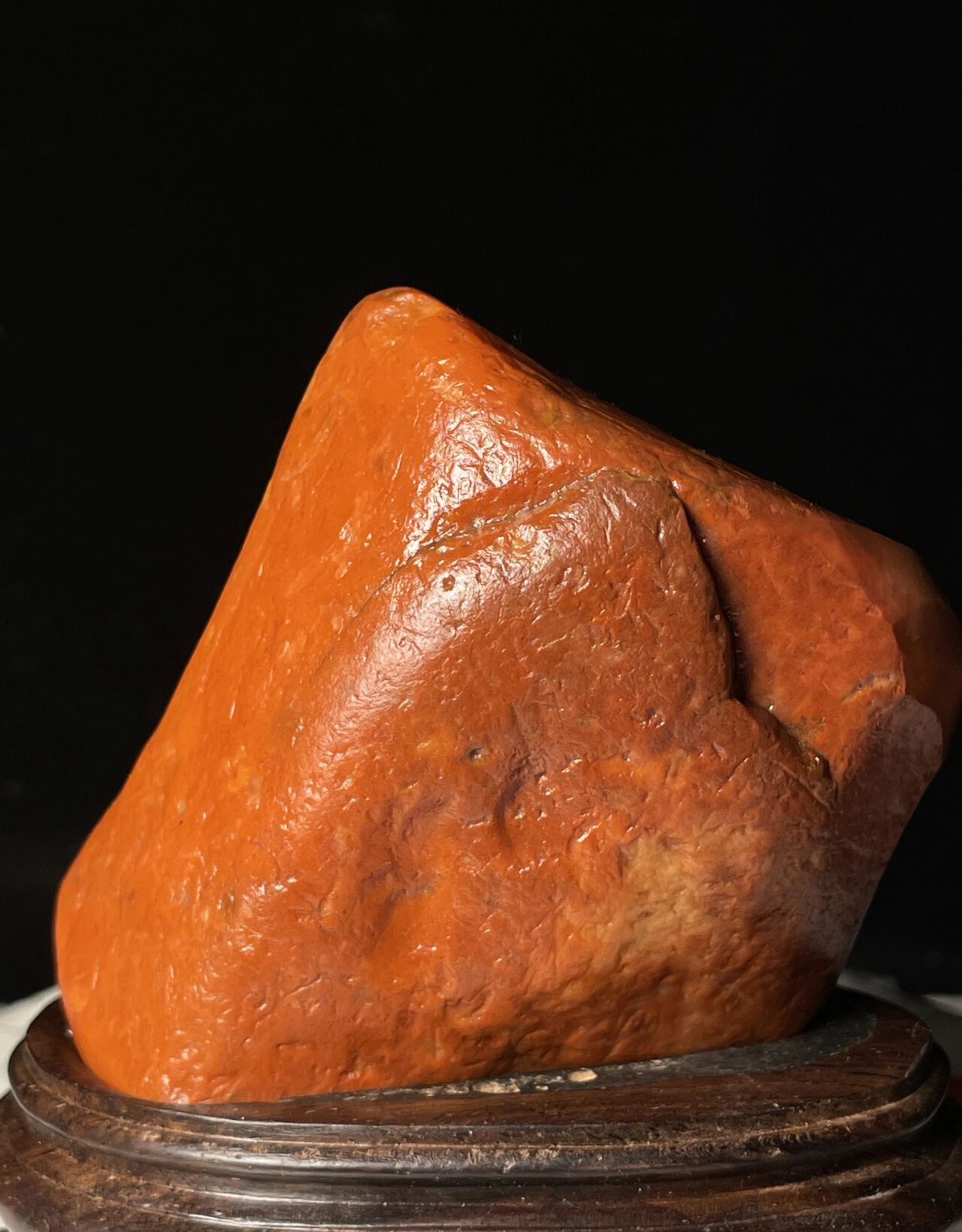 超大型寿山红田黄石原石 寿山红田黄石原石.重265.2克,尺寸:8.6—7.