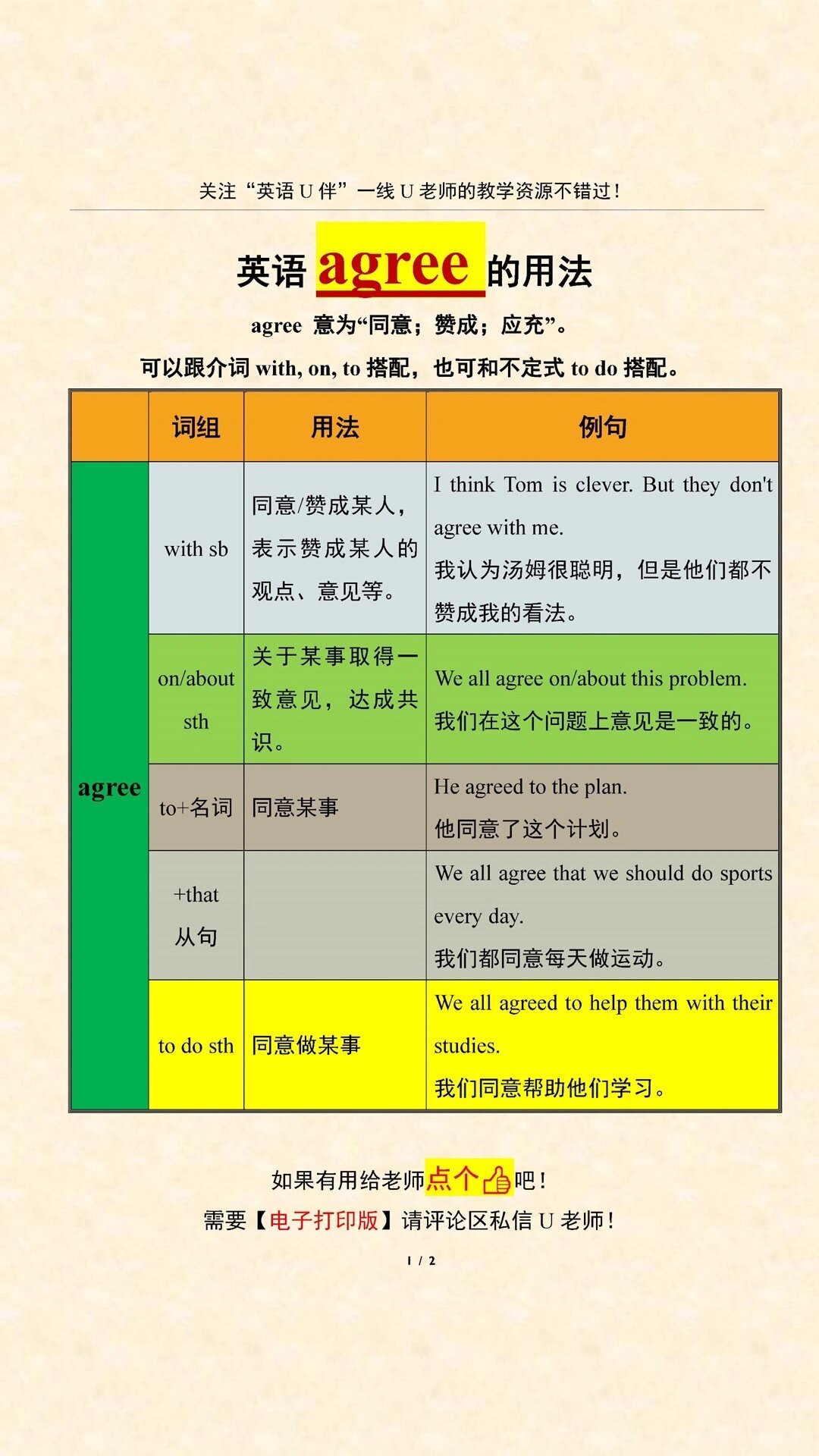 teach的用法图片