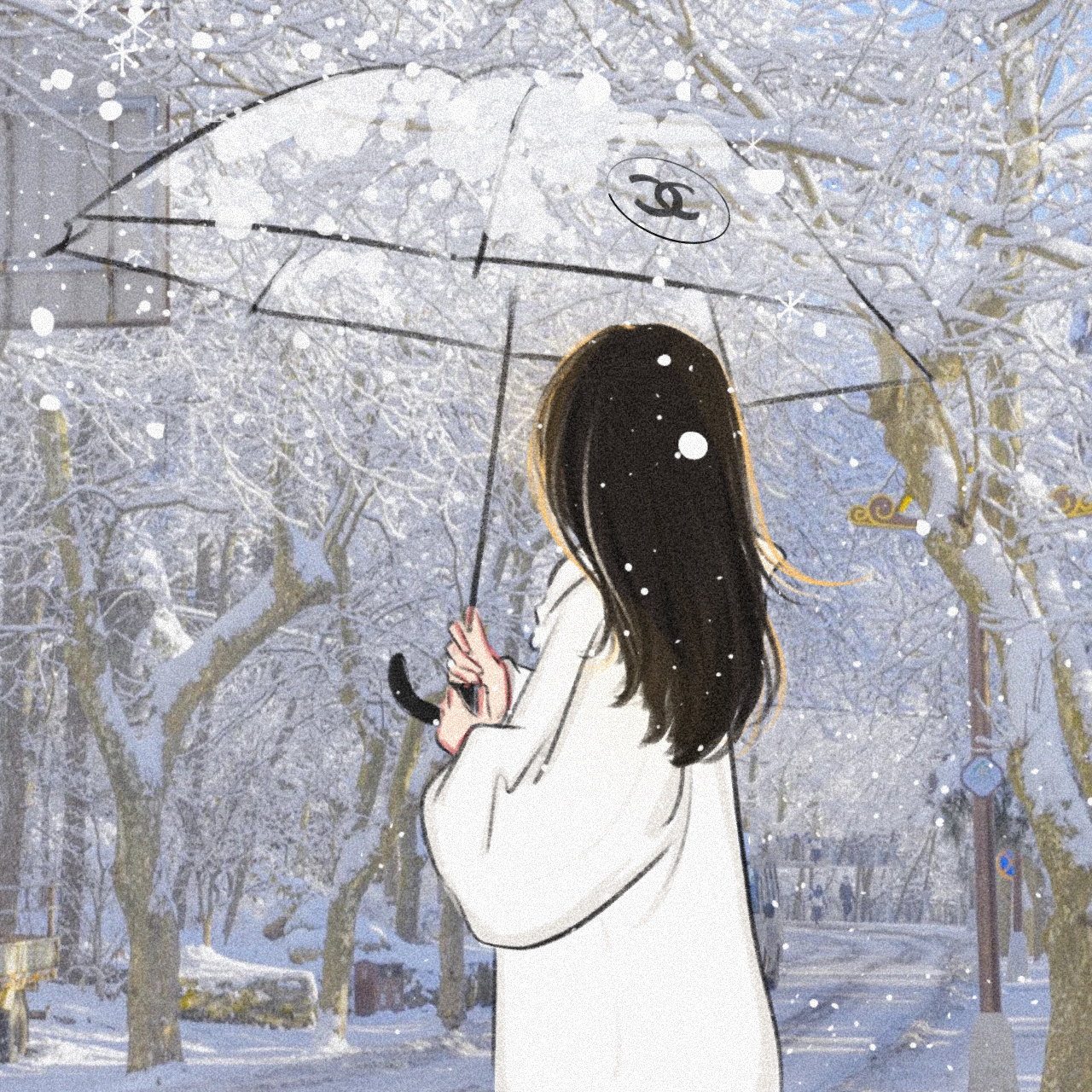 闺蜜头像|雪7615 披头发的版本来啦 ,快艾特你的闺蜜来 取图