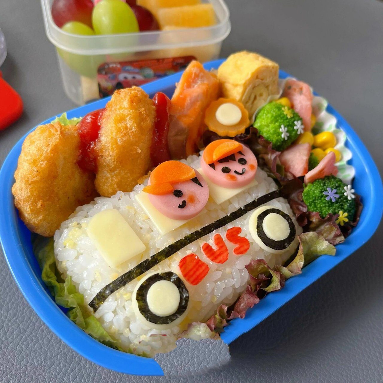 幼儿园便当91-遠足春游便当-巴士饭团便当 周三「91便当日」打卡