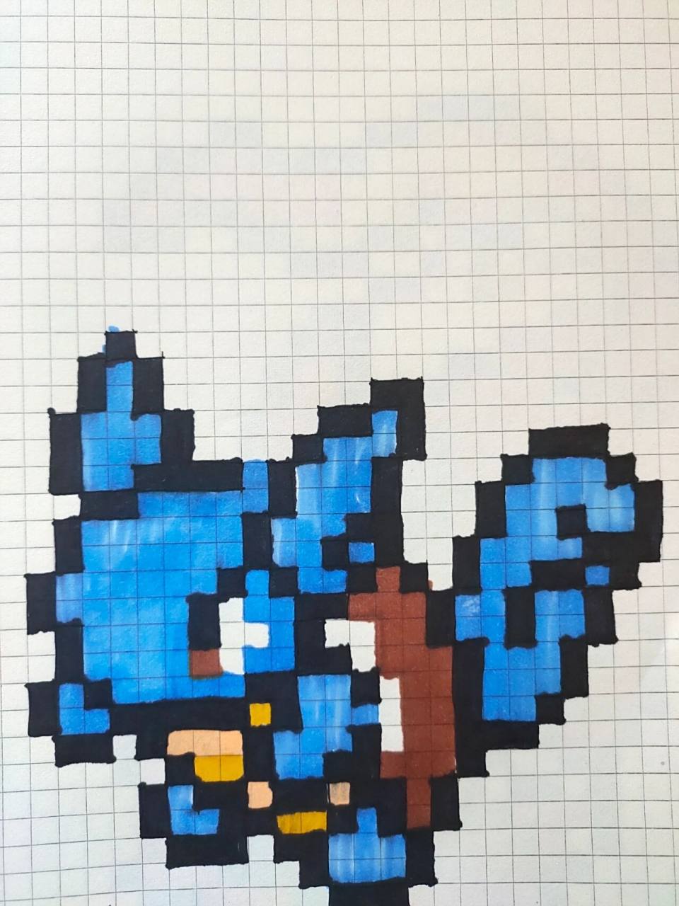 像素画《精灵宝可梦》-杰尼龟进化