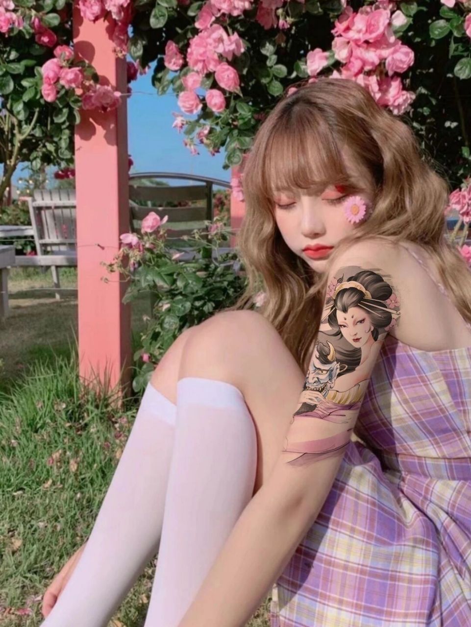 郑州 艺伎纹身女生推荐图附带手稿 艺伎:日本艺妓是日本文化中最受