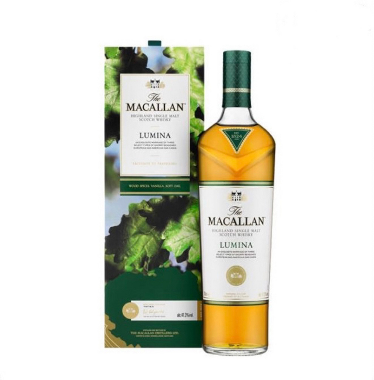 麦卡伦 探索系列lumina绚绿 单一麦芽威士忌 macallan lumina single