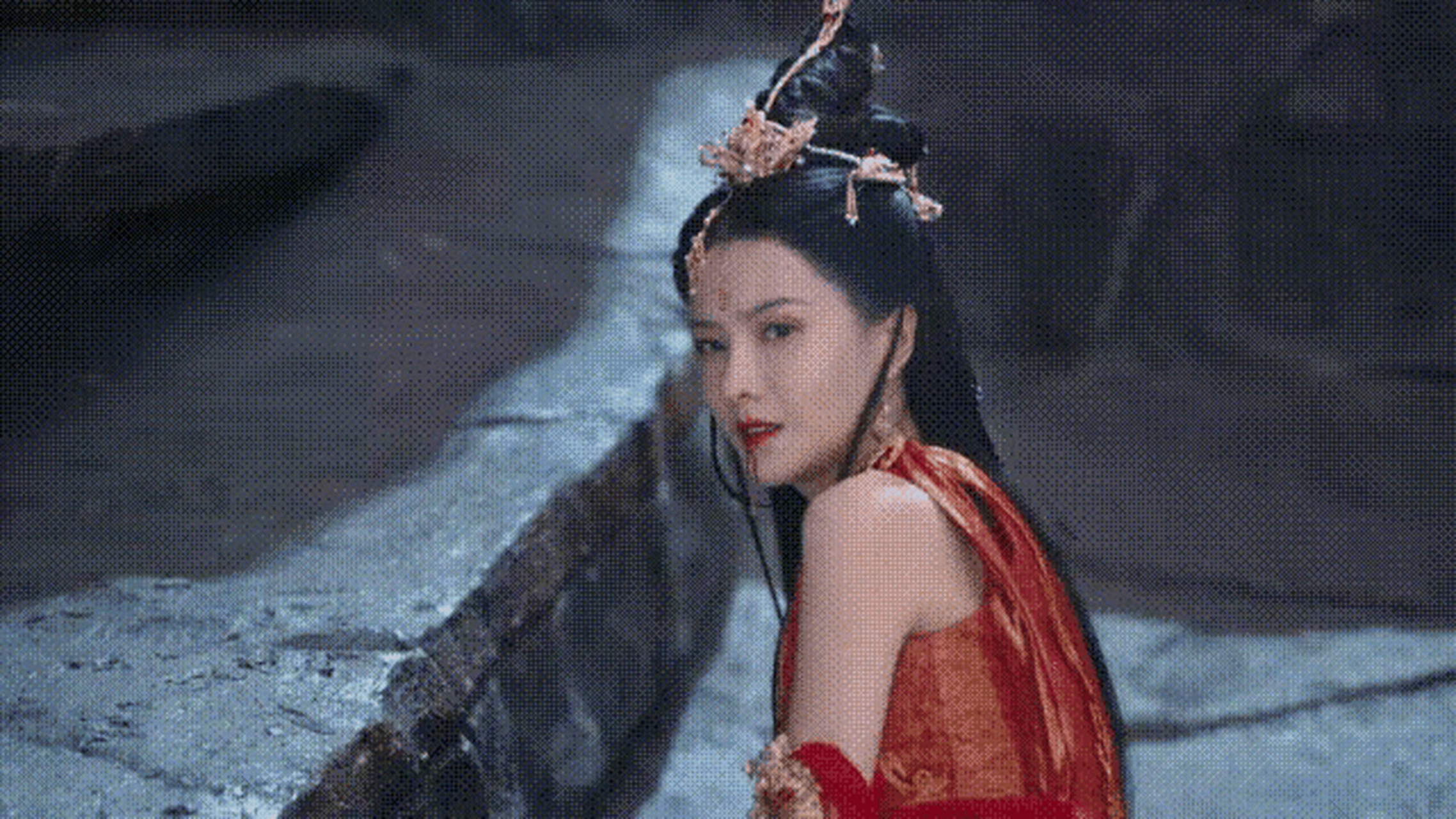 张芷溪饰演的古装角色啊!真是经常被骗.