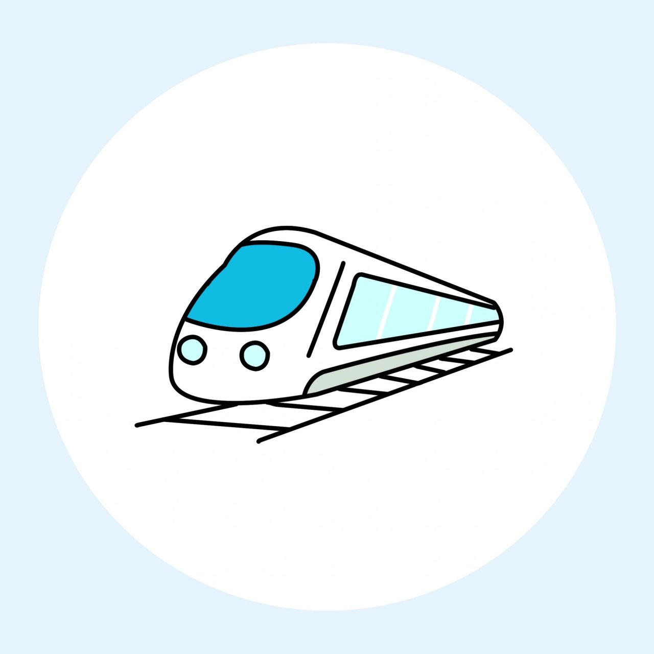 简笔画教程分享一交通工具系列(高铁) 简笔画教程分享一交通工具系列